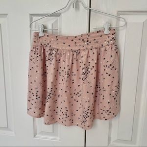 Urban Outfitters Cooperative Printed Pink Mini Skirt | Medium